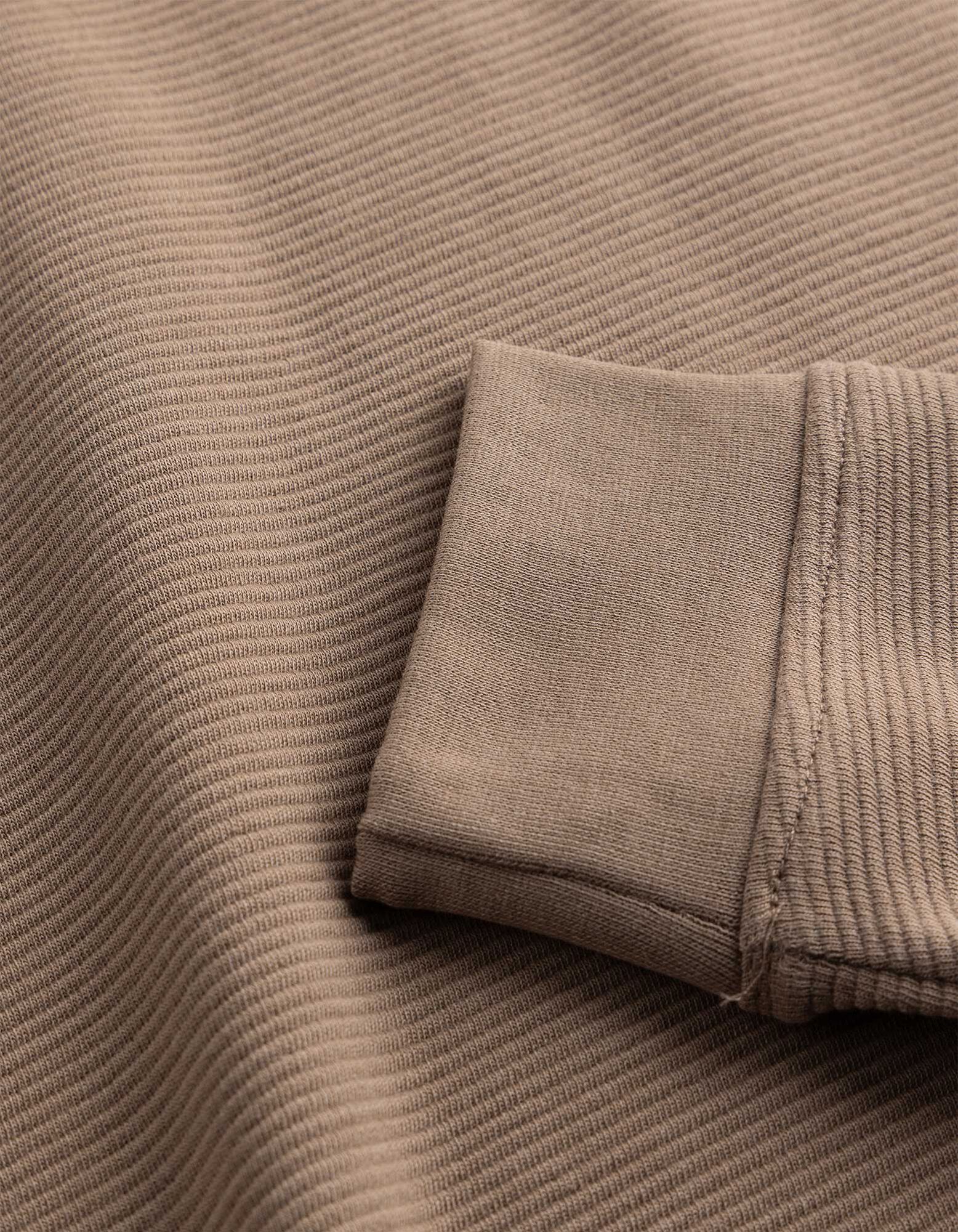 Longsleeve - met structuur - Beige