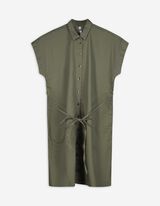 Kleid - Baumwoll-Mix - grün