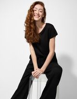 Pantaloni - Misto viscosa - nero