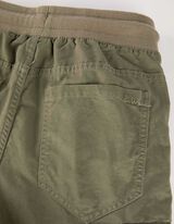 joggersy - elastyczny pas - zielony