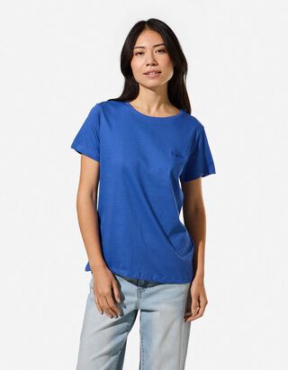 T-shirt - Borduursels - blauw