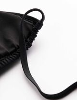 Haut de bikini - La&ccedil;age - noir