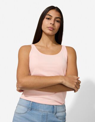 Top - Stretchanteil - rosa