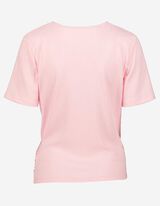 T-shirt - Teneur en viscose - Rose