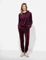 Broek - Fluweel - donkerlila