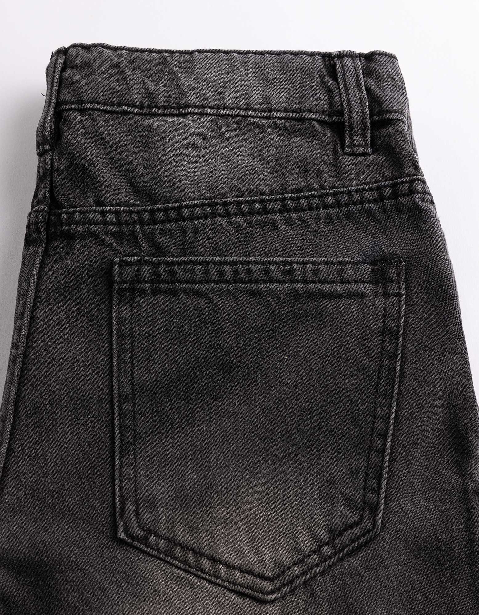 Dž&iacute;nsy - Baggy Fit - Čierna