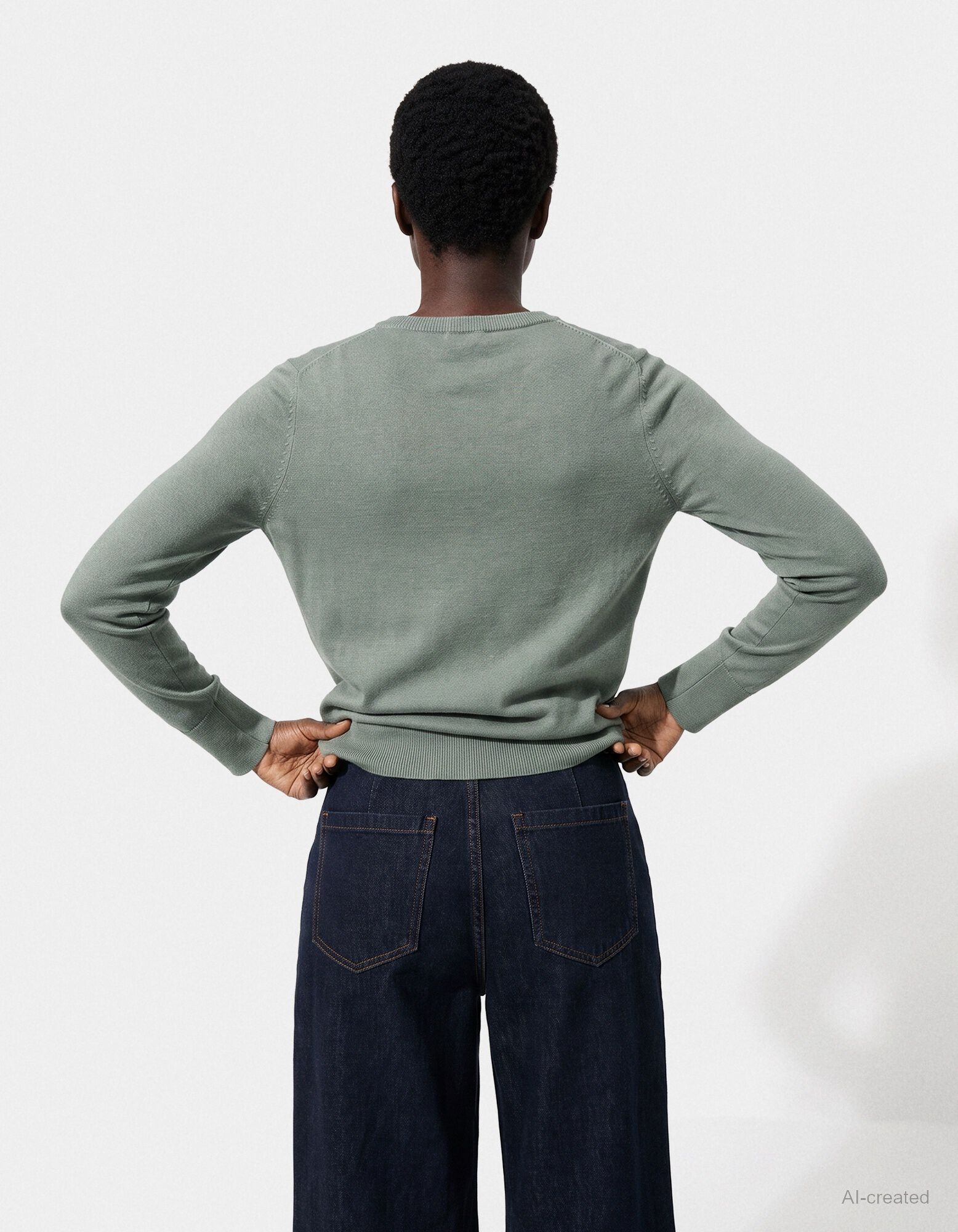 Strickpullover - Khaki