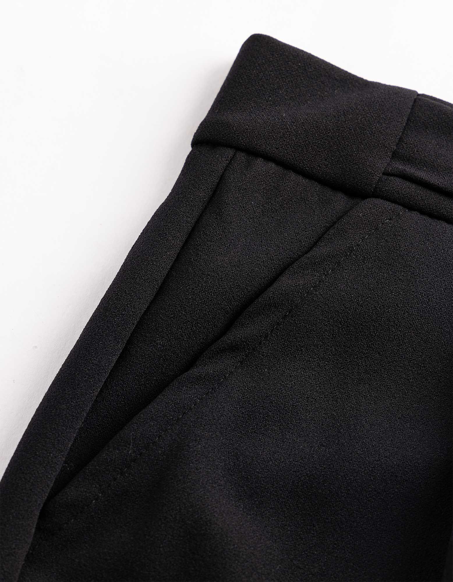 Culotte - Webstoff - Schwarz