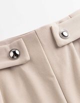 Culotte - Webstoff - beige