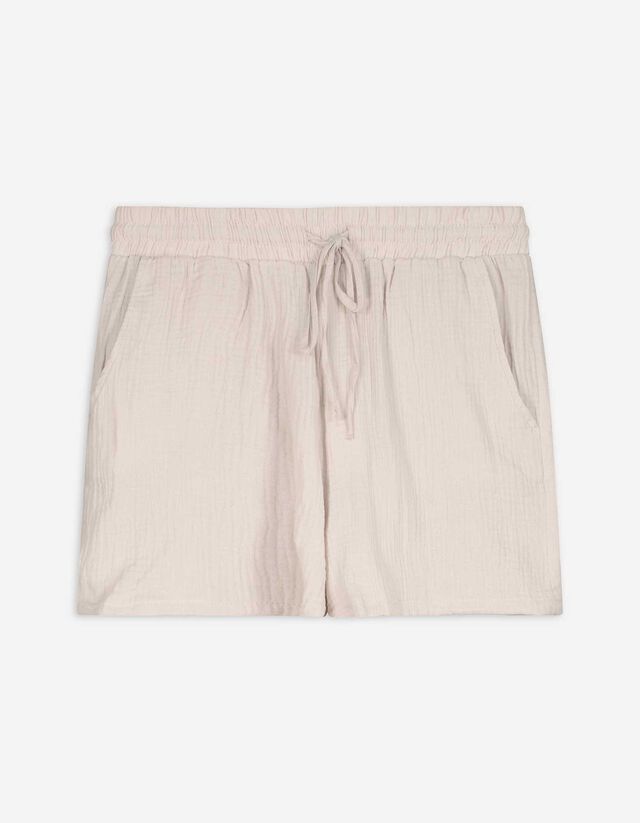 Shorts - Musselin - beige
