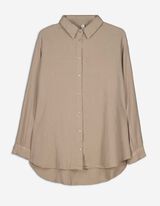 Női ing - Muszlin - vil&aacute;gos barna