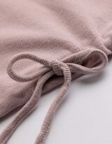 Propínací mikina - Šňůrka - lila