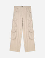 Cargohose - Straight Fit - beige