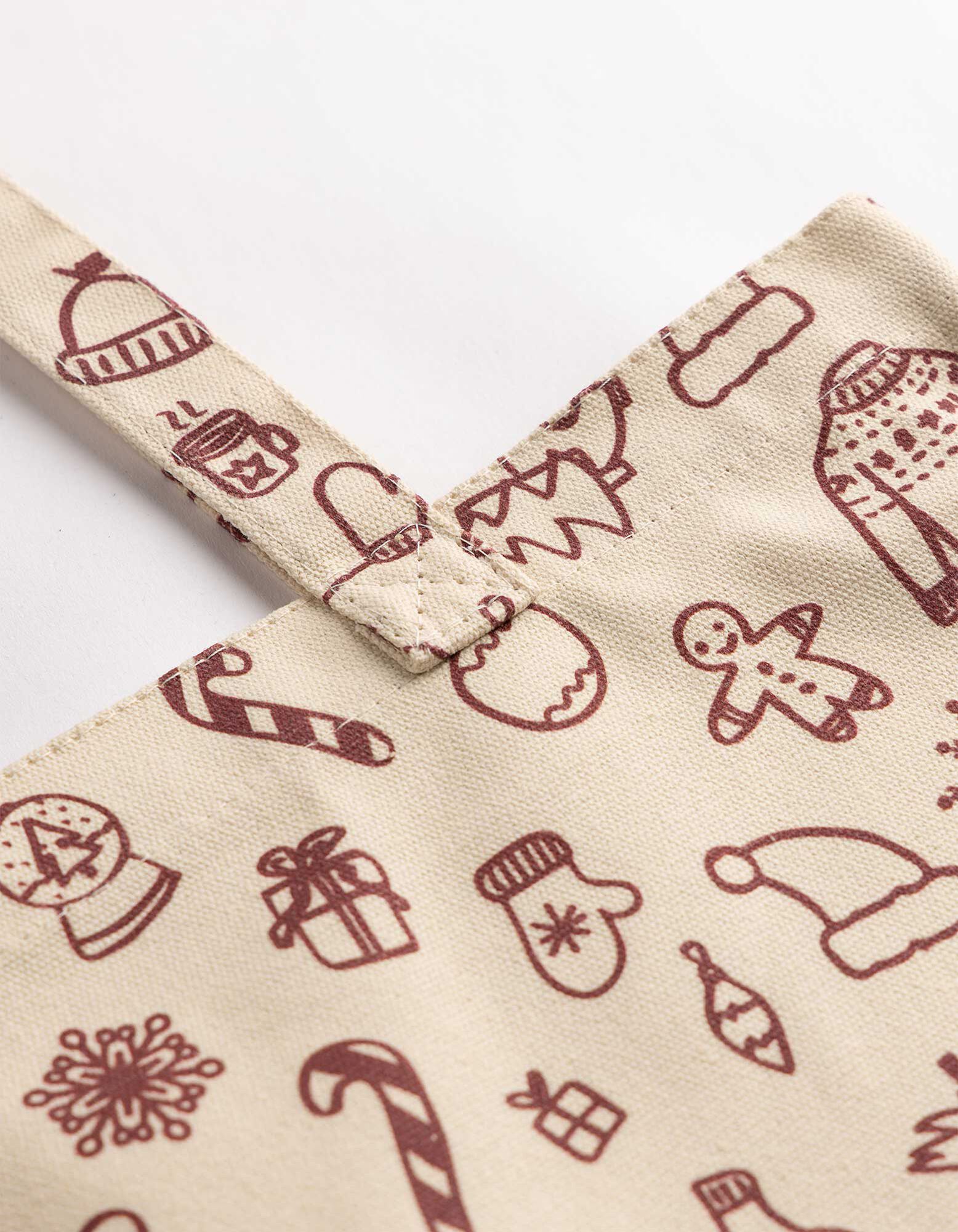 Beuteltasche - Christmas - Beige