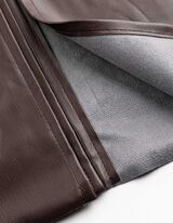 Sukně - Imitace kůže - tmave cervená