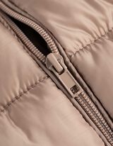 Steppweste - einfarbig - hellbraun