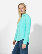 Bluse - einfarbig - t&uuml;rkis