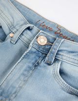 Džinsai - Prigludę - sviesiai melynas