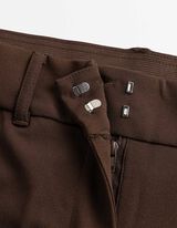 Broek - Slim fit - donkerbruin