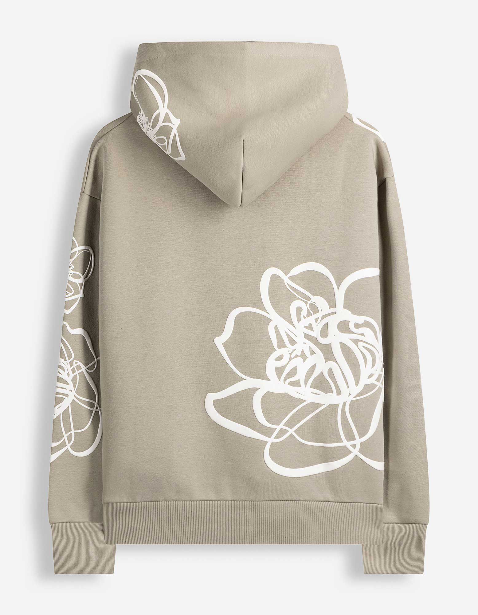 Hoodie - Print - Hellgr&uuml;n