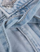 Basic Jeans - Bleached-Denim - hellblau