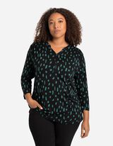 Hossz&uacute; ujj&uacute; felső - Viszk&oacute;zkever&eacute;k - fekete