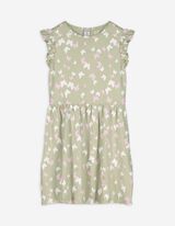 Kleid - Allover-Print - hellgrün