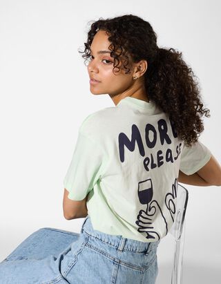 T-shirt - Print - groen