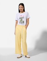 Culotte - Linnenlook - Lichtgeel