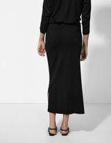 Sukňa - Viskózová zmes - cierna