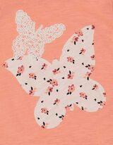 Majica kratek rokav - Potisk - oranzna