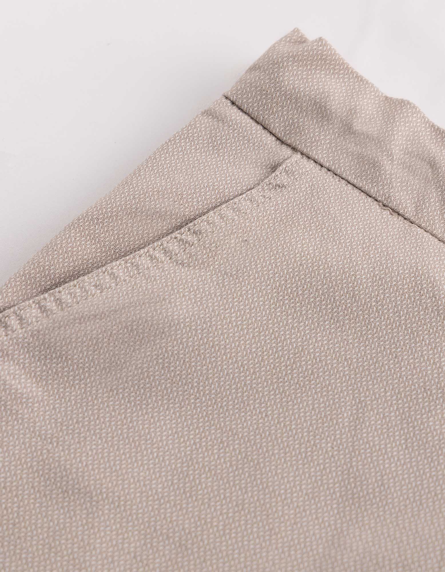 Chinohose - Tunnelzug am Saum - Beige