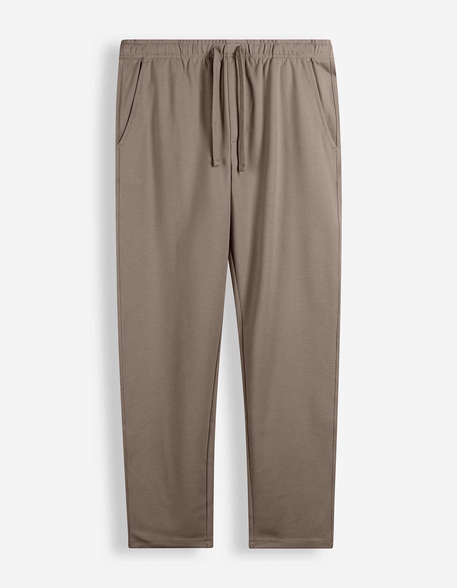 Jogpants - Kn&ouml;chellang - Braun