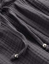 Shorts - Musselin - Dunkelgrau