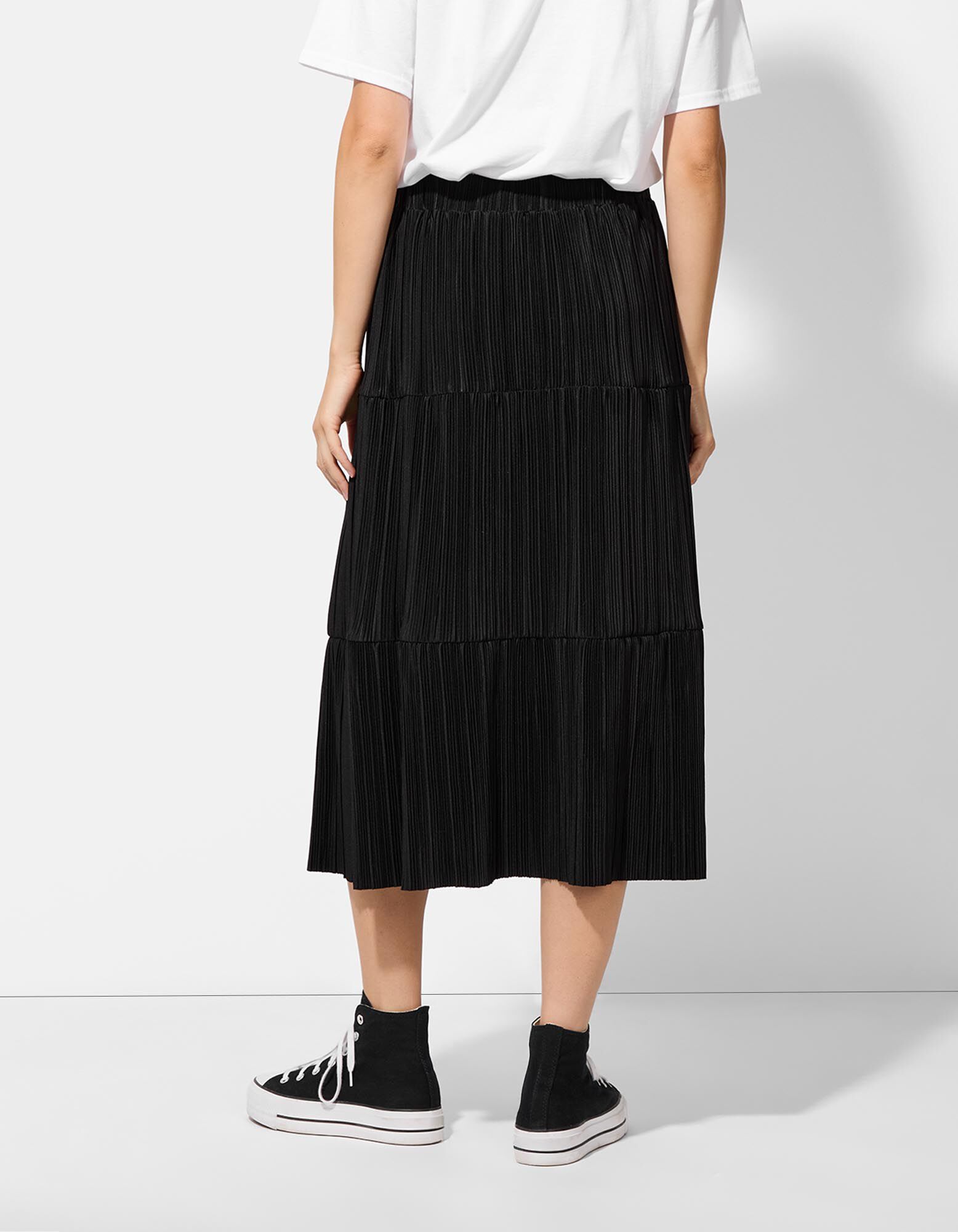 fuco様 Fustă - Plissee - Negru - Takko Fashion