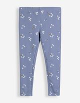 Leggings - Allover-Print - Hellblau