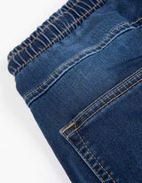 Hlače vojničkog stila - Relaxed Fit - tamno plava