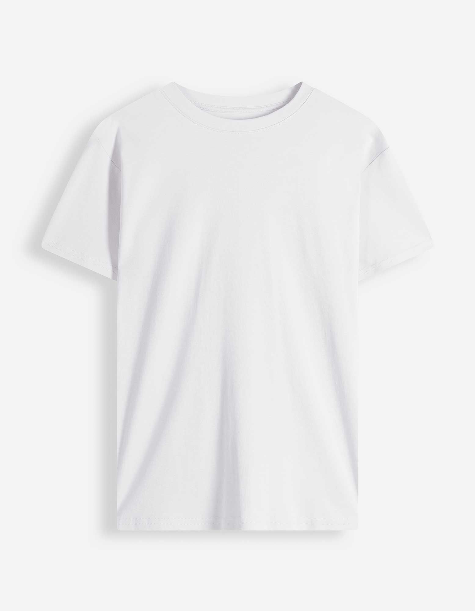 T-Shirt - Oversized Fit - Wei&szlig;