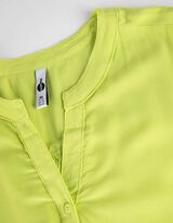 Bluza - V-izrez - svetlo-zelena