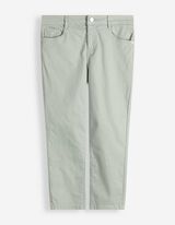 Caprihose - Twill - t&uuml;rkis