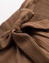 Culotte - Elastischer Bund - Beige