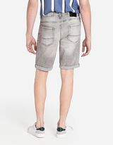 Bermuda  - Vaste pijpomslag - grijs