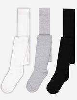 Collant - Confezione da 3 pezzi - bianco