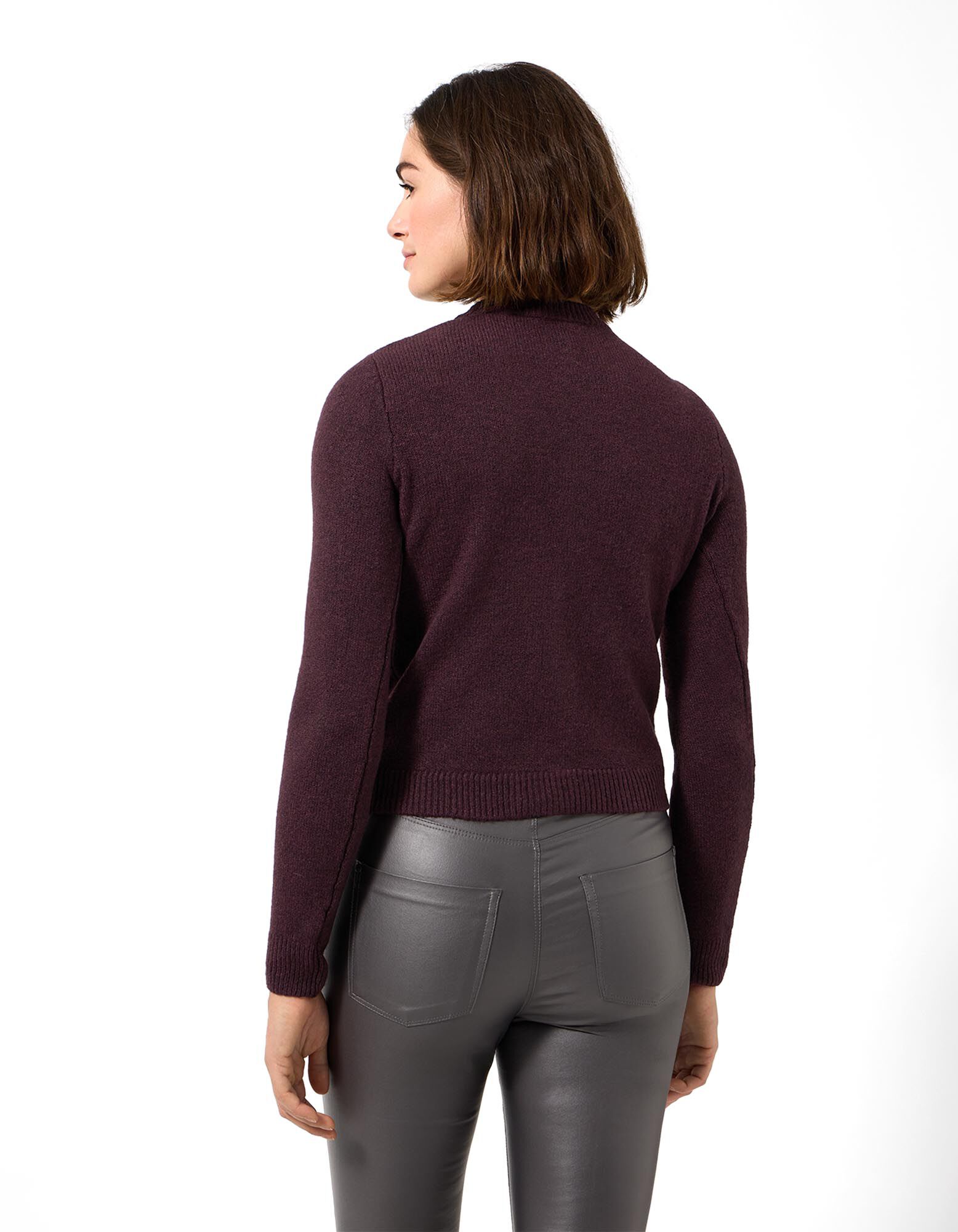 Cardigan - Knopfleiste - Lila