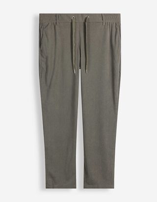 Cordhose - Elastischer Bund - Gr&uuml;n