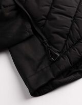 Gewatteerde jas - Kap - zwart