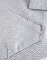 Mikina s kapucňou - Kapucňa - svetloseda