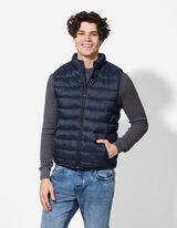 Gilet - Collo alla coreana - blu scuro