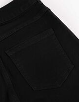 Džinsai - Prigludę - juodas