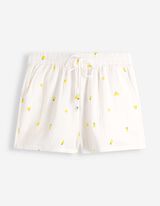 Shorts - Musselin - Wei&szlig;